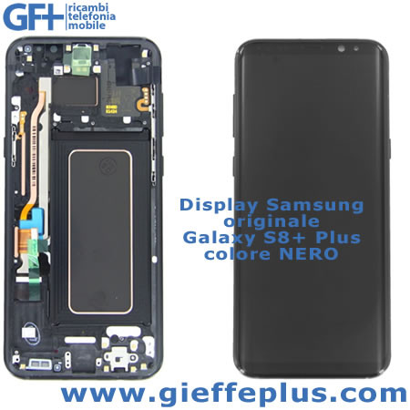 Display NERO  Completo Samsung S8 Plus SM-G955F GH97-20470A 